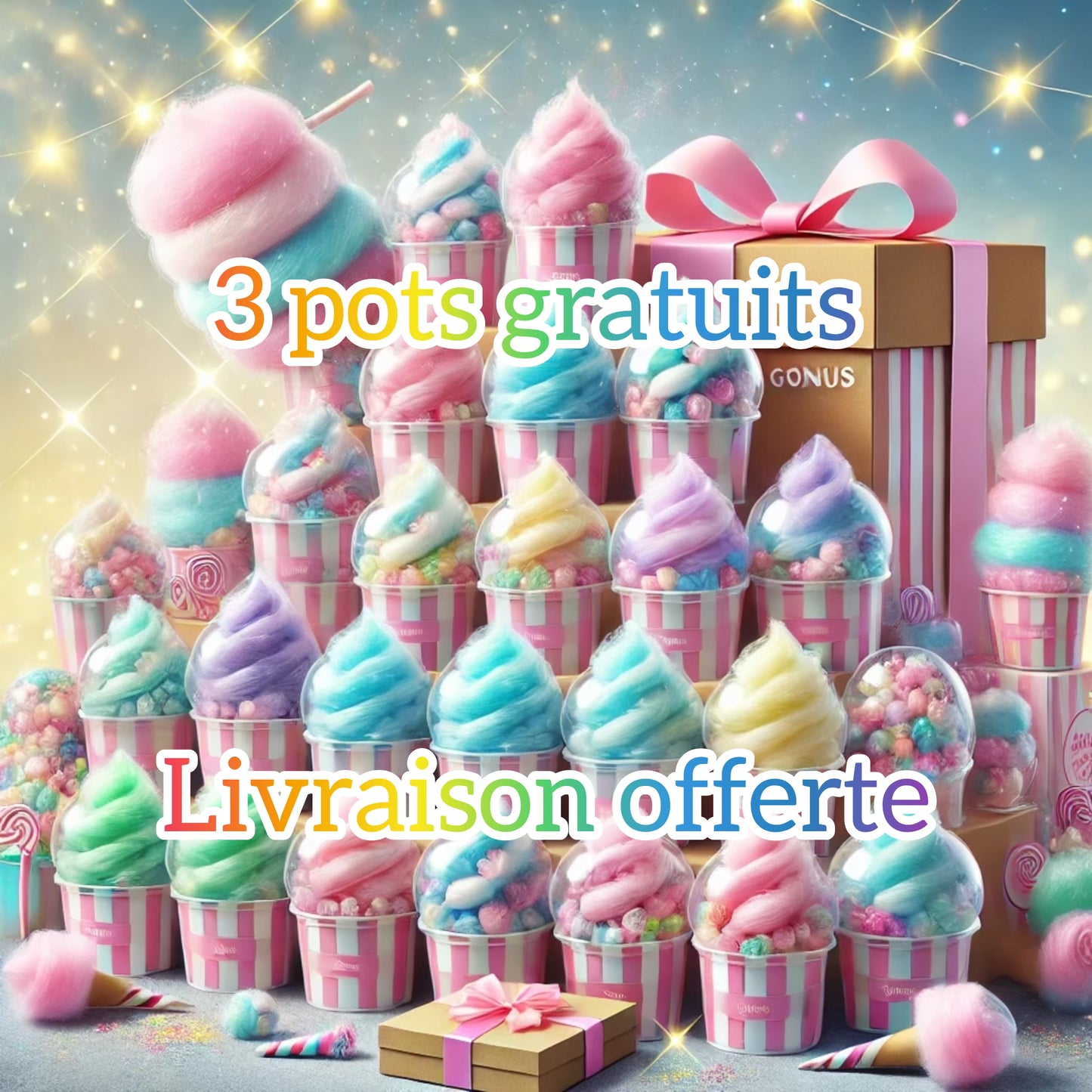 Box 20 pots + 3 offerts