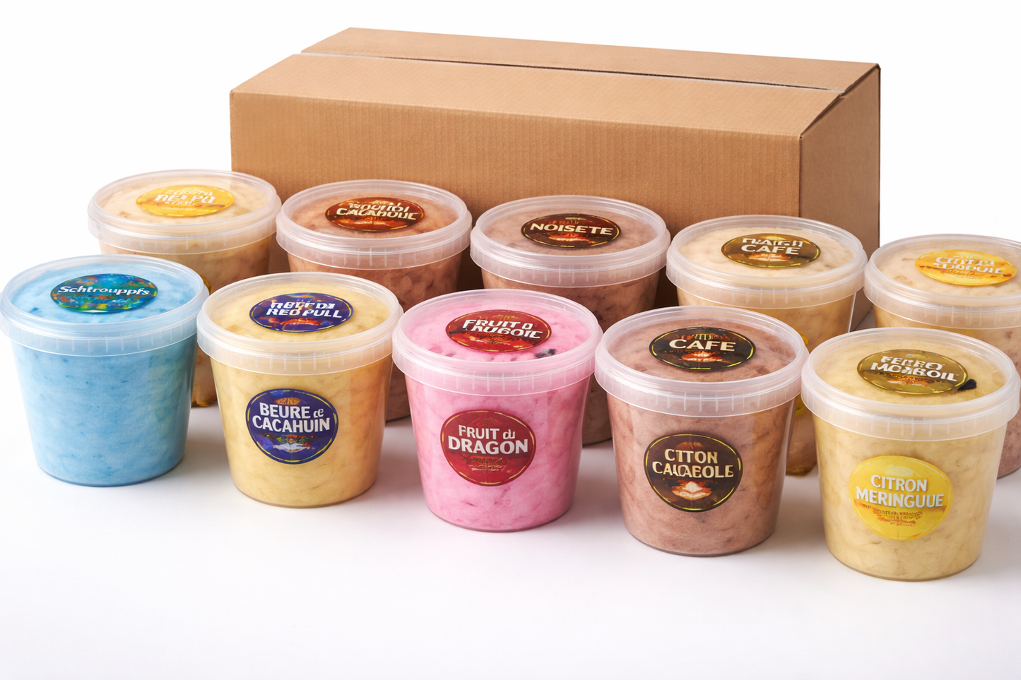 Box PROMO 10 pots + 2 gratuits 50g